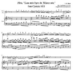 Aria from Cantata 163
