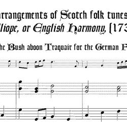 Four Scotch tunes from *Calliope* (1739) arr. for soprano recorder & keyboard