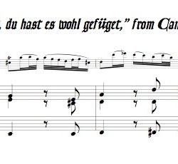 Aria from Cantata 63, Version with 1-page recorder part