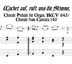 Bach Chorale Prélude, BWV 645