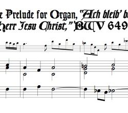 Bach Chorale Prelude, BWV 649