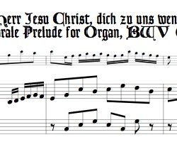 Bach Chorale Prélude, BWV 655