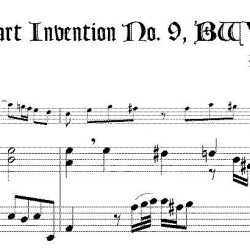 3-part Invention No. 9, BWV 795