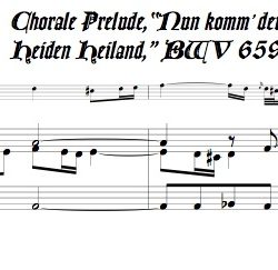 Bach Chorale Prélude, BWV 659