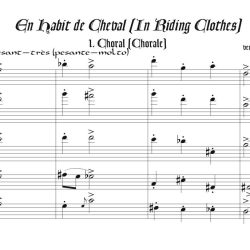 *En Habit de Cheval* arr. for Recorder Quintet