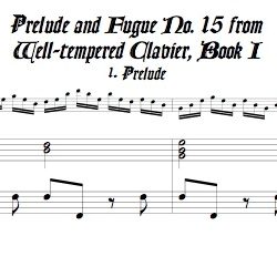 Prélude and Fugue No. 10, BWV 855