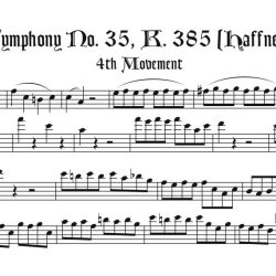 4 great Mozart Symphony Movements