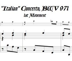 Italian Concerto BWV 971