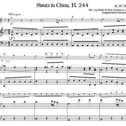Sonata da Chiesa K244