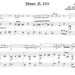 Minuet K. 355 & Gigue K. 574