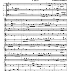 Bk 2 Prelude & Fugue No. 22 for trio & quartet