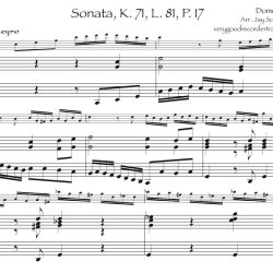 Scarlatti. K. 71
