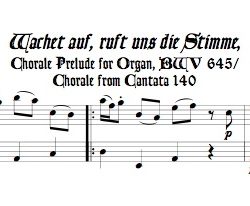 Bach Chorale Prélude BWV 645 duet, for alto & tenor recorders
