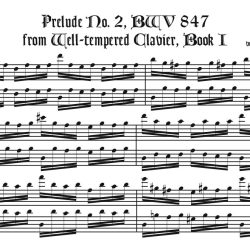 WTC Bk 1 Prelude No. 2 Duet