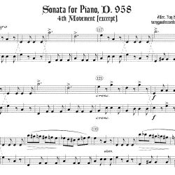 Excerpt from Piano Sonata D. 958 4th mvmt. arr. for soprano & tenor