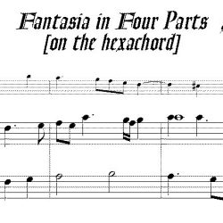 Ferrabosco II, transposed for Alto Recorder & keyboard
