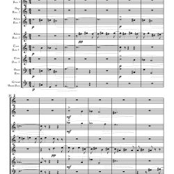 Wordless choral section from <i>Daphnis et Chloë</i> arr. for recorder octet