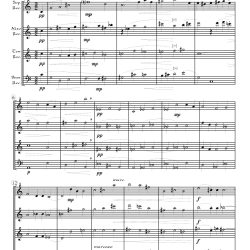 Symphony No. 3, 1st mvt., arr. for SATB recorders