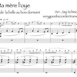 First two mvts. from <i>Ma mère l'oye</i>